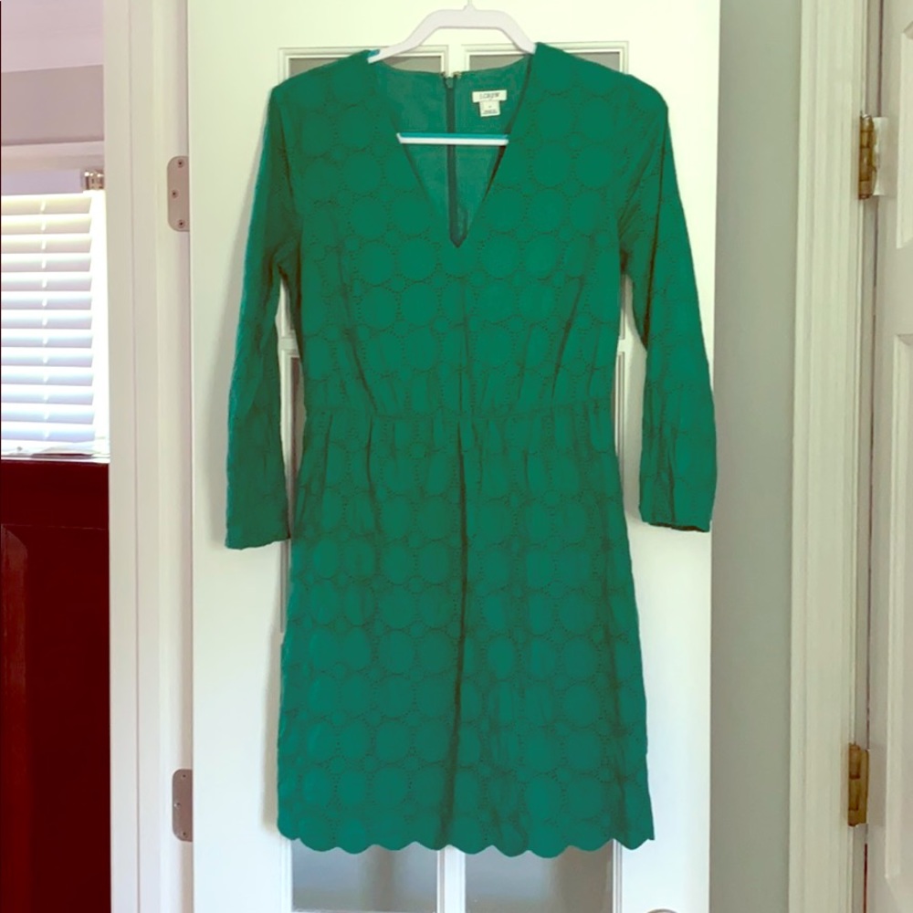 J. Crew Eyelet Dress